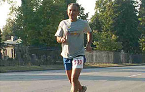 John Feroleto Running a Marathon