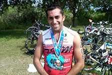 Joel Feroleto after a marathon