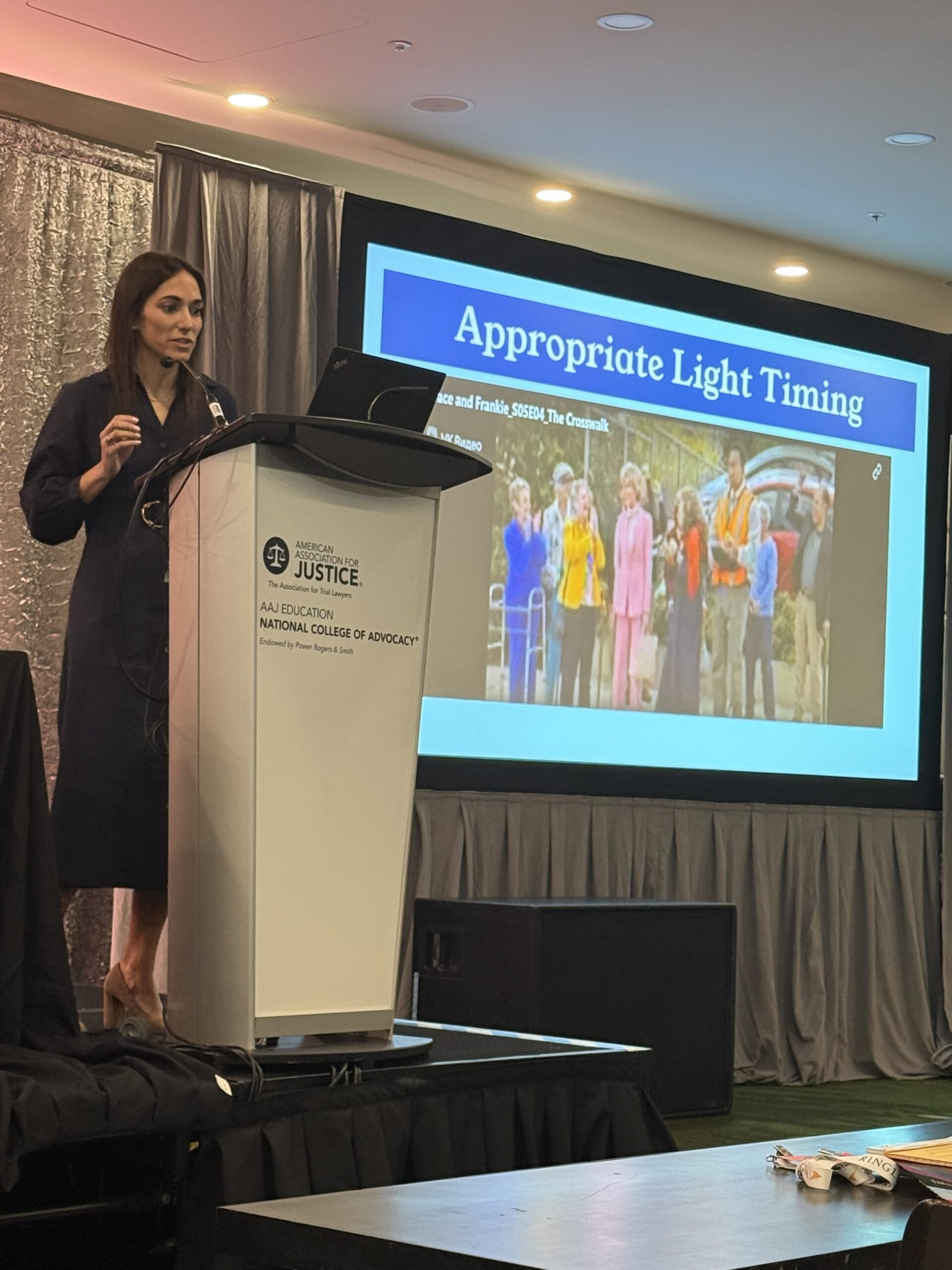 Kate Feroleto Recently Spoke at the American Association of Justice on Hidden Hazards in Pedestrian Cases
